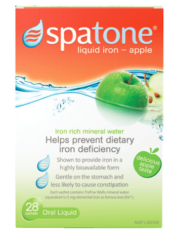My Chemist Spatone apple liquid iron supplement 28 sachets offer
