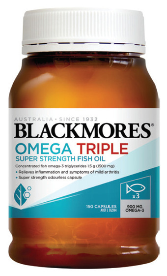 My Chemist Blackmores omega triple super strength fish oil 150 capsules offer