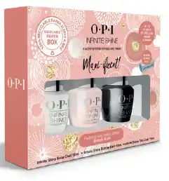 My Chemist O.p.i gift set with bonus block file infinite shine bubble bath offer