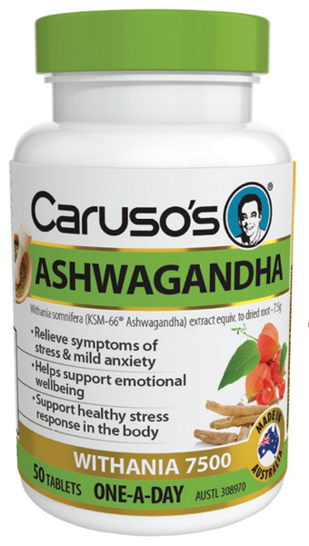 My Chemist Caruso’s ashwagandha 50 tablets offer