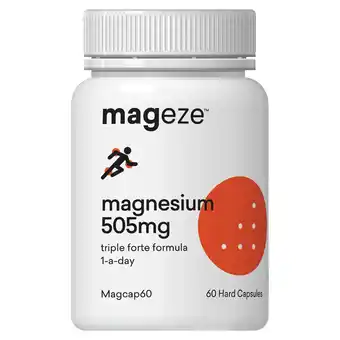 My Chemist Mageze magnesium 505mg 60 hard capsules offer
