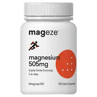 My Chemist Mageze magnesium 120 hard capsules offer