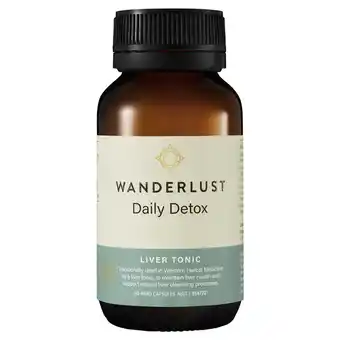 My Chemist Wanderlust daily detox liver tonic 60 hard capsules offer