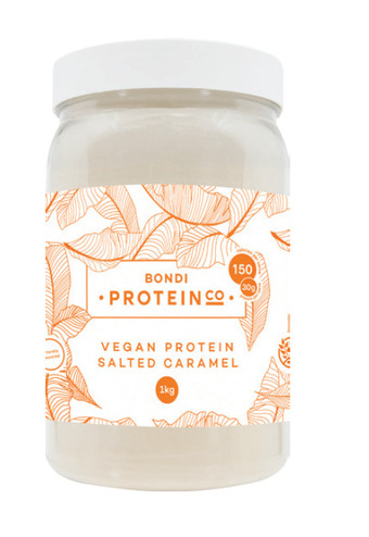 Bondi protein co. vegan salted caramel 1kg