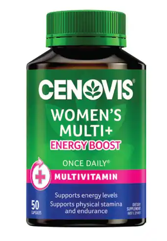 My Chemist Cenovis once daily women’s multi + energy boost 50 capsules offer