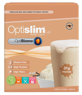 My Chemist Optislim life optibiome shake vanilla 10x60g offer