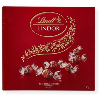 BIG W Lindt Lindor Milk Chocolate Box 150g offer