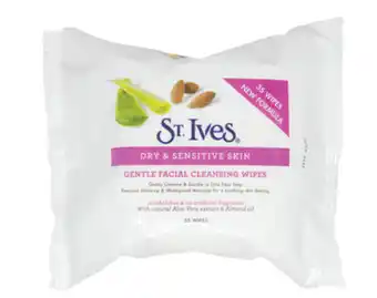 St. ives gentle facial cleansing wipes dry & sensitive 35 wipes