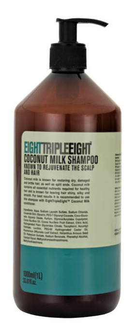 Eight triple eight coconut milk shampoo 1 litre