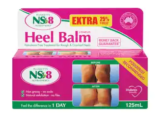 My Chemist Ns8 heel balm complex cream 125ml offer