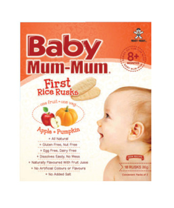 My Chemist Baby mum-mum rice rusks apple & pumpkin flavour 36g offer
