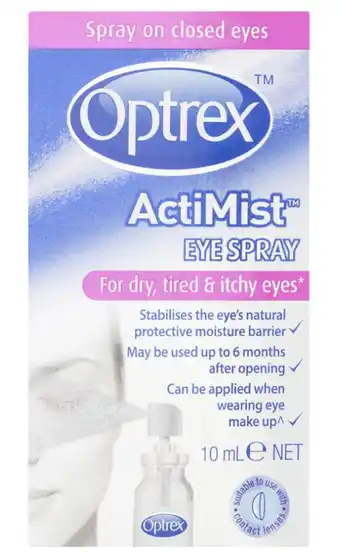 Optrex actimist spray 10ml