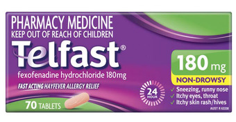 My Chemist Telfast 180mg 70 tablets offer