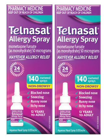 Telnasal allergy spray 140 metered sprays