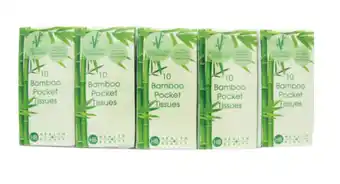 My Chemist Health & beauty bamboo pocket tissues 10 pack offer