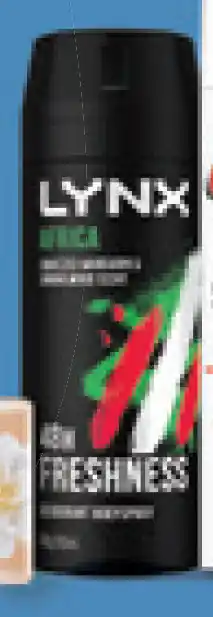 My Chemist Lynx deodorant africa 165ml offer