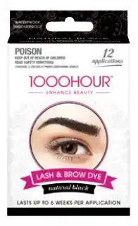 My Chemist 1000 hour lash & brow dye kit black offer