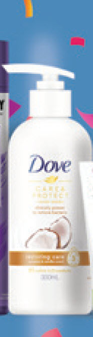 My Chemist Dove hand wash care & protect restoring care coconut & vanilla 330ml offer