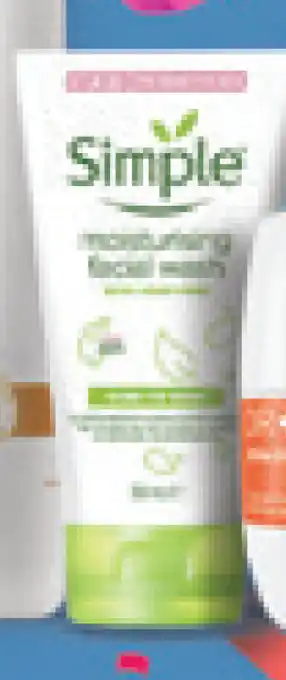 Simple kind to skin facial wash moisturising 150ml