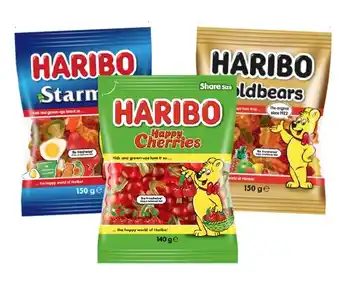 Haribo Medium Bags 140g-150g