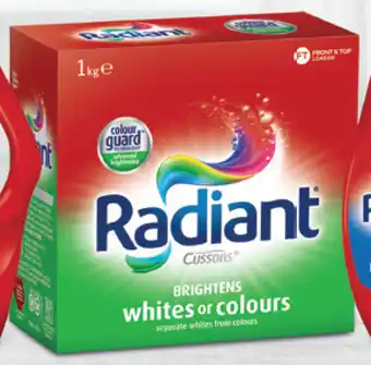 My Chemist Radiant brightens whites or colours laundry powder 1kg offer