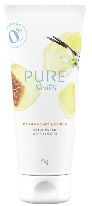My Chemist Gillette venus pure shaving cream manuka honey & vanilla 174g offer