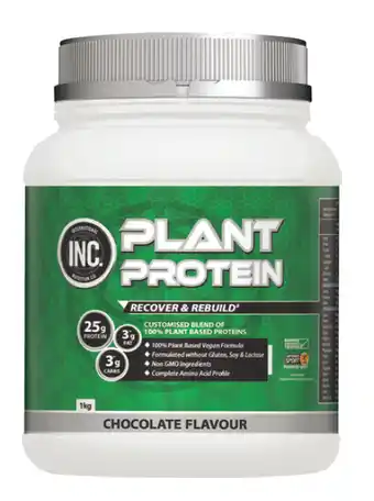 My Chemist Inc plant protein chocolate 1kg offer