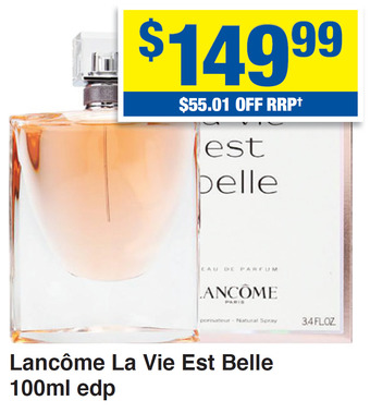 My Chemist Lancôme la vie est belle 100ml edp offer