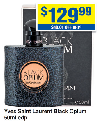 My Chemist Yves saint laurent black opium 50ml edp offer