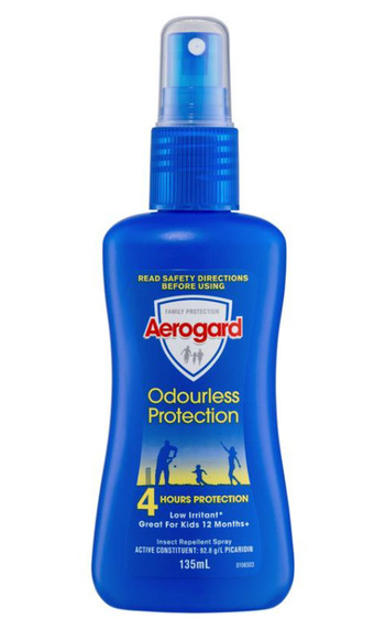 Aerogard odourless insect repellant 135ml pump