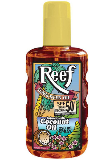 Reef spf 50 sunscreen oil spray 220ml