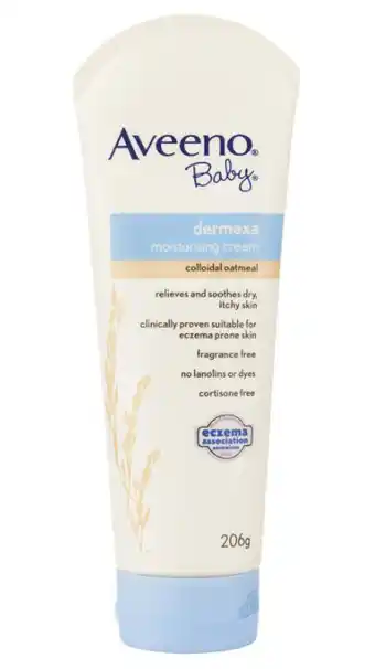 My Chemist Aveeno baby dermexa moisturising cream 206g offer
