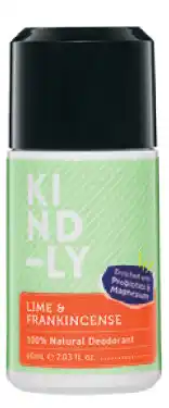 Kind-ly natural deodorant lime & frankincense