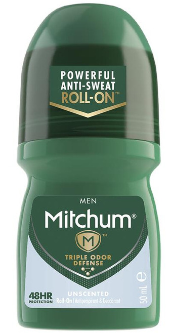 My Chemist Mitchum for men anti-perspirant deodorant unscented roll on 50ml offer
