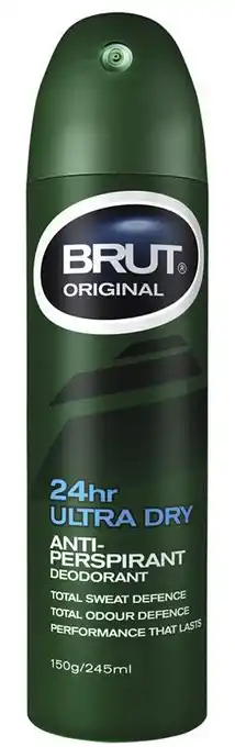 My Chemist Brut original antiperspirant deodorant spray 150g offer