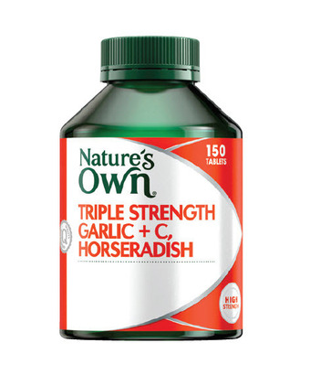 Good Price Pharmacy Nature’s own triple strength garlic+c, horseradish 150 tablets offer