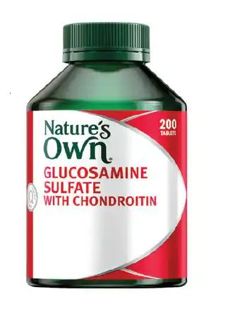 Good Price Pharmacy Nature’s own glucosamine sulfate with chondroitin 200 tablets offer
