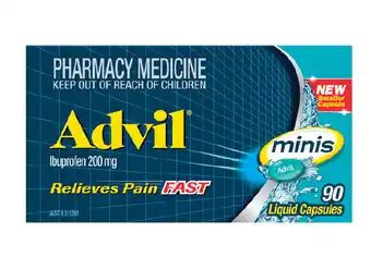 Advil minis liquid 90 capsules