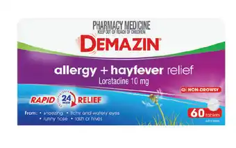 Good Price Pharmacy Demazin allergy & hayfever relief 60 tablets offer