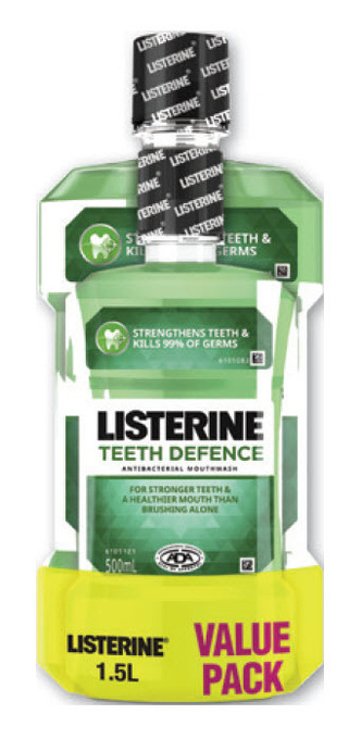 Good Price Pharmacy Listerine teeth defence 1.5l value pack offer
