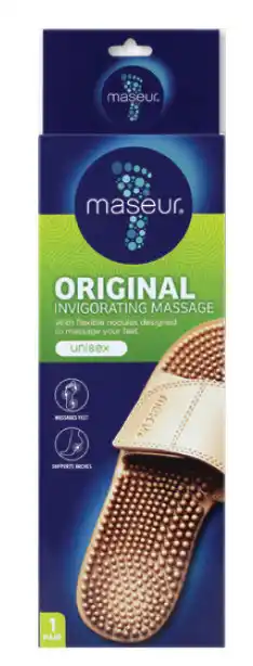 Maseur invigorating massage sandal