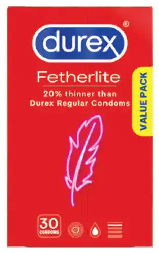Durex condoms fetherlite 30 pack