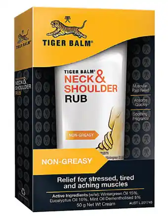 Good Price Pharmacy Tiger balm neck & shoulder rub 50g offer