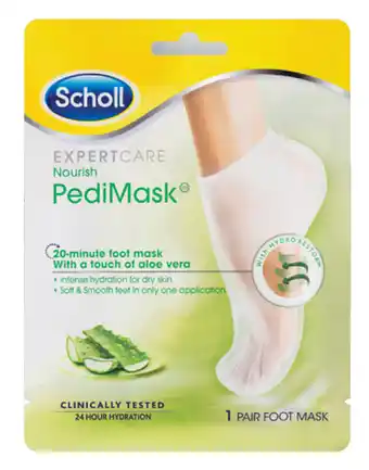 Good Price Pharmacy Scholl expert care nourish pedimask aloe vera 1 pack offer