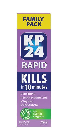 Good Price Pharmacy Kp24 rapid family pack + comb 250ml offer