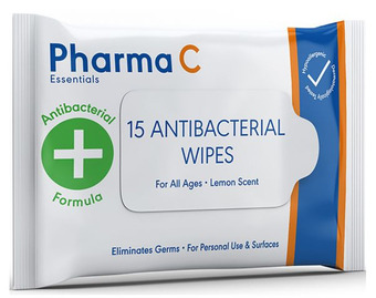 Good Price Pharmacy Pharma c essentials antibacterial wipes 15 pack offer