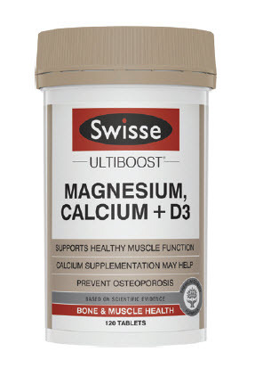 Good Price Pharmacy Swisse ultiboost magnesium, calcium + d3 120 tablets offer