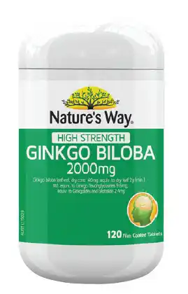 Good Price Pharmacy Nature’s way high strength ginkgo biloba 2000mg 120 tablets offer