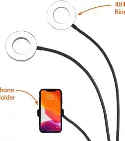 BIG W Cygnett V-Dual Classic 2-in-1 Selfie Ring Light with Phone Holder offer