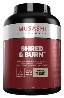 Good Price Pharmacy Musashi shred & burn 2kg offer